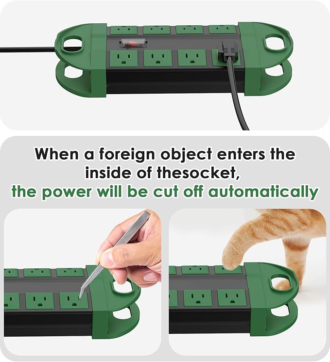 CCCEI Outdoor Power Strip Weatherproof - Image 4