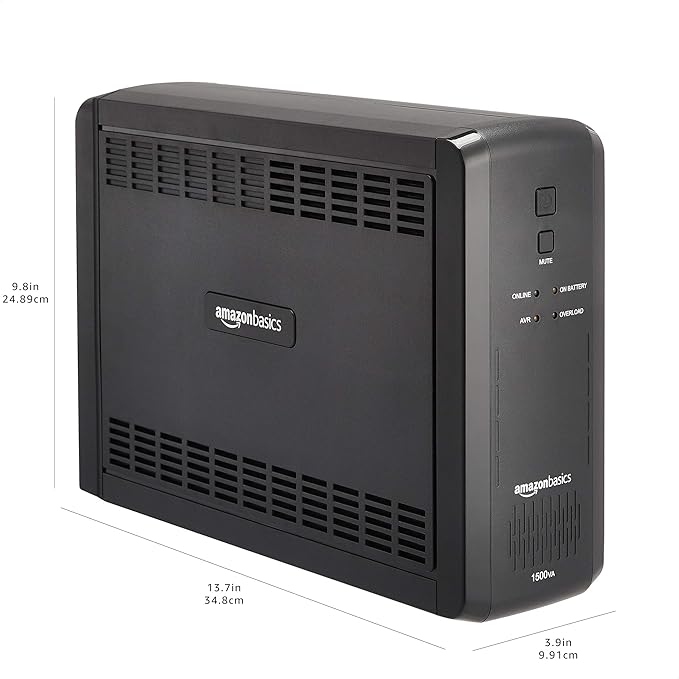 Amazon Basics UPS Battery Backup & Surge Protector 1500VA/900W, 10 Outlets - Image 5