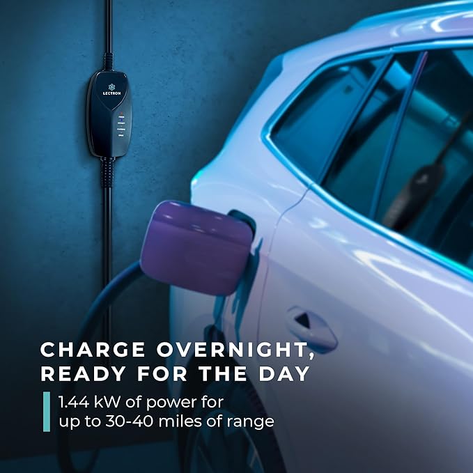 Lectron Portable Level 1 J1772 EV Charger - 12 Amp - Image 3