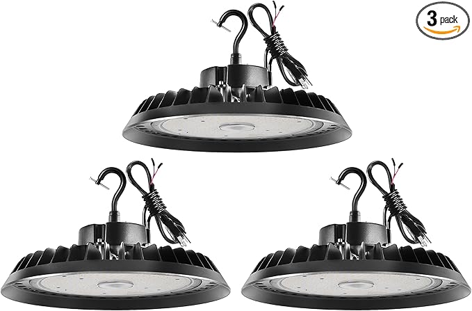BFT UFO LED High Bay Light 200W 5000K High Bay LED Shop Lights 30000LM 1-10V by BFT