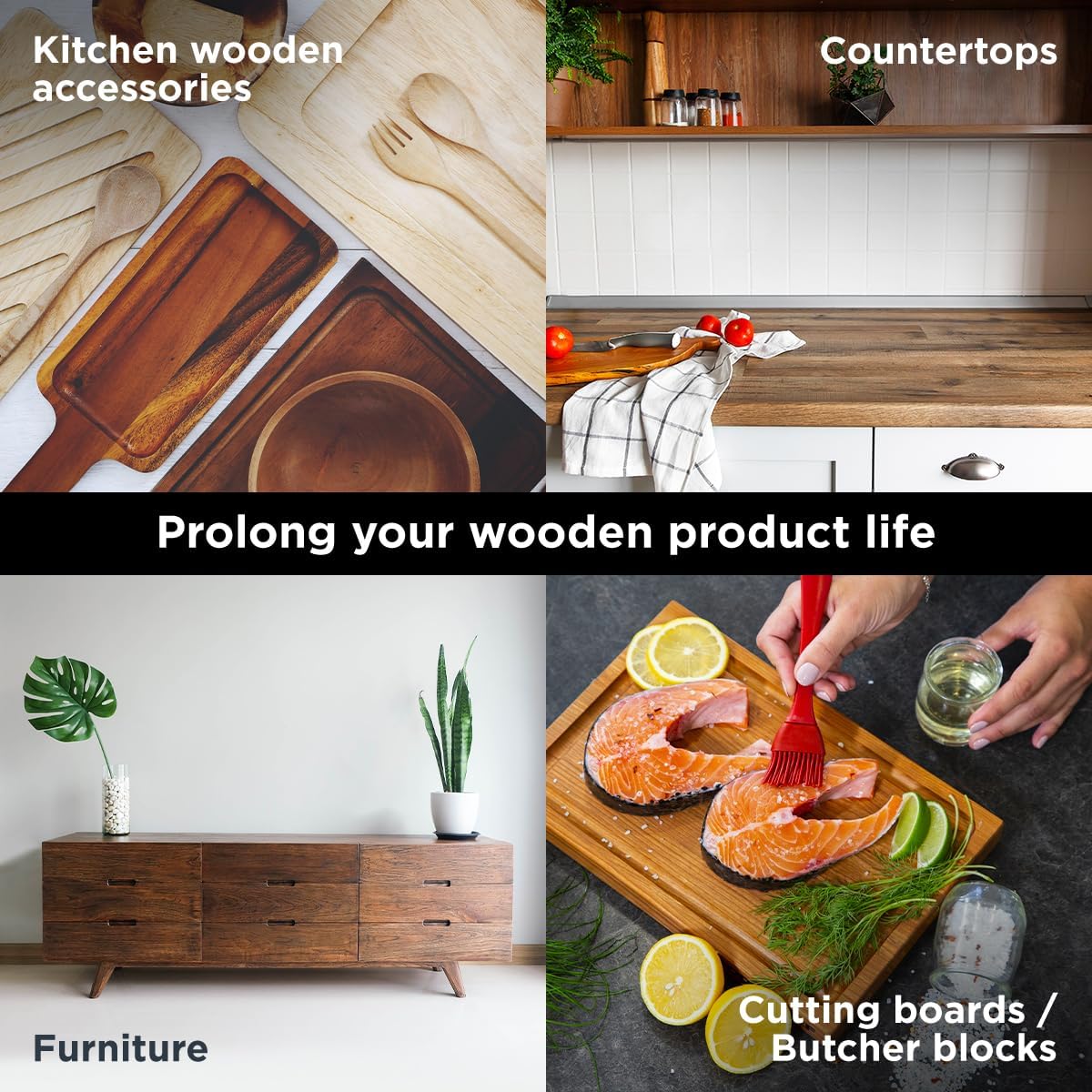 Cutting Board Food Grade Mineral Oil (16 oz) - Revitalize Cutting Board, Butcher Block, Countertops and Wood Utensils - Food Safe Certified NSF - Made in North America