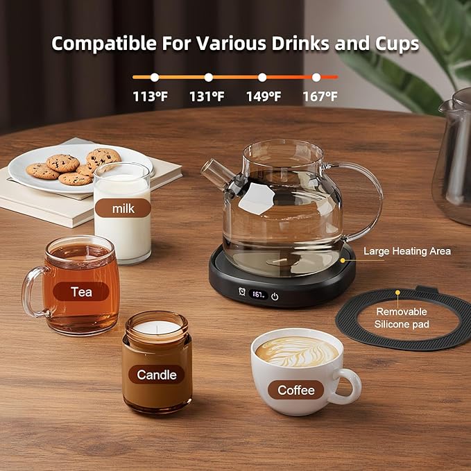 You're Awesome Coffee Mug Warmer Set, Smart Electric Coffee Cup Warmer - Image 6