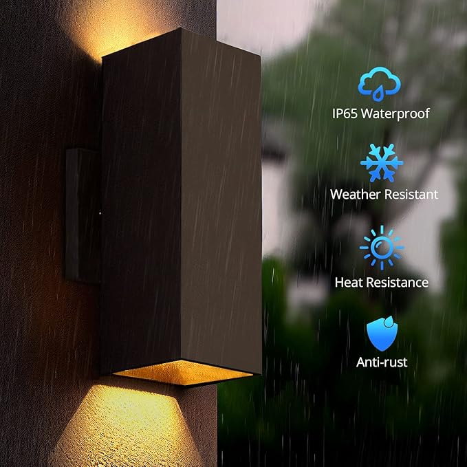 wowlite Modern Up Down Wall Lights Outdoor - Image 3