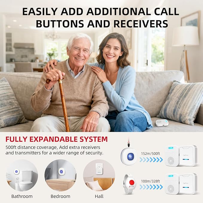 CallToU Caregiver Pager Wireless Call Button - Image 5