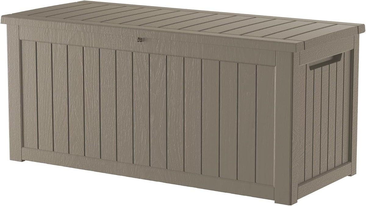300 gallon outdoor storage box, waterproof resin deck, main product view