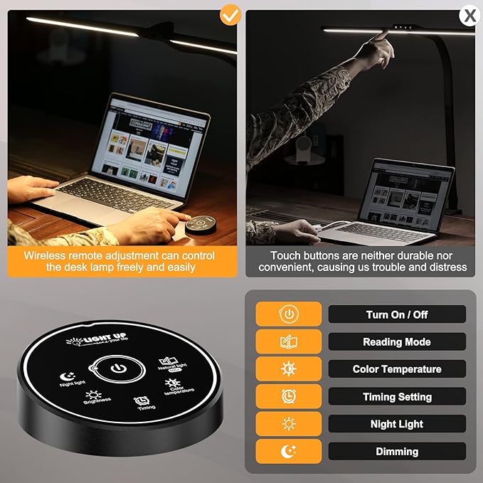 Pzloz Led Desk Lamp for Office Home - Image 8