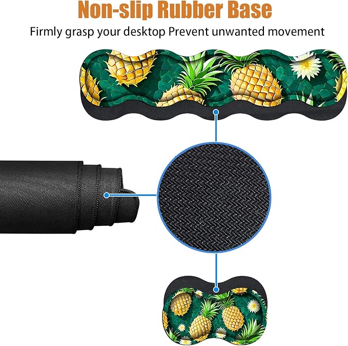 4 in 1 Ergonomic Keyboard Wrist Rest & Mouse Pad Wrist Rest Set, Large XXL - Image 4