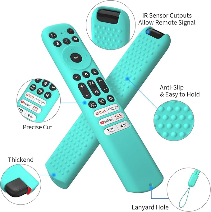 Hi Color Silicone Cover for TCL RC813 FMB1/RC923/RC902V Remote Protective Case - Image 2