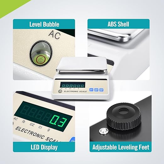 LICHEN Lab Analytical Balance 1000gx 0.1g - Image 3