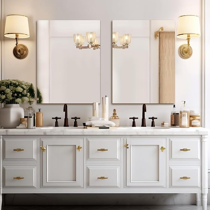 Mirrorons Frameless Mirror, Wall Mirror 24" x 32", Modern Rectangle Bathroom - Image 2
