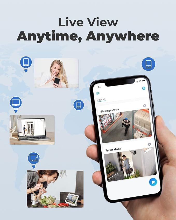 REOLINK 4K Security Camera System, 8MP/4K 8CH NVR - Image 6