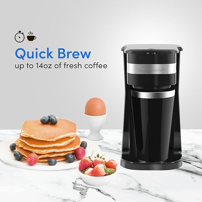 Elite Gourmet EHC113 Personal Single-Serve Compact Coffee Maker Brewer Includes - Image 8