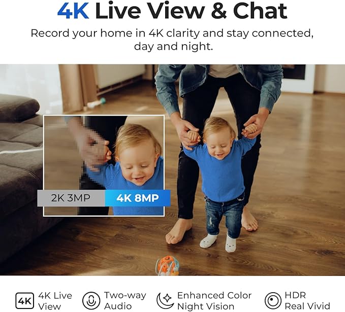 IMILAB C40 4K Indoor Security Camera, Room Camera - Image 3