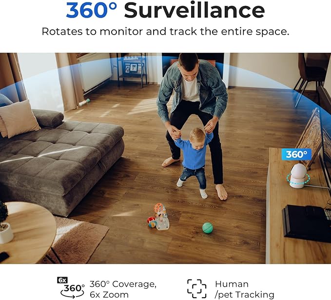 IMILAB C40 4K Indoor Security Camera, Room Camera - Image 4