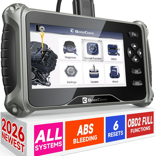 2026 BOSSCOMM IF745 OBD2 Scanner, All Systems Car Code Reader Scan Tool
