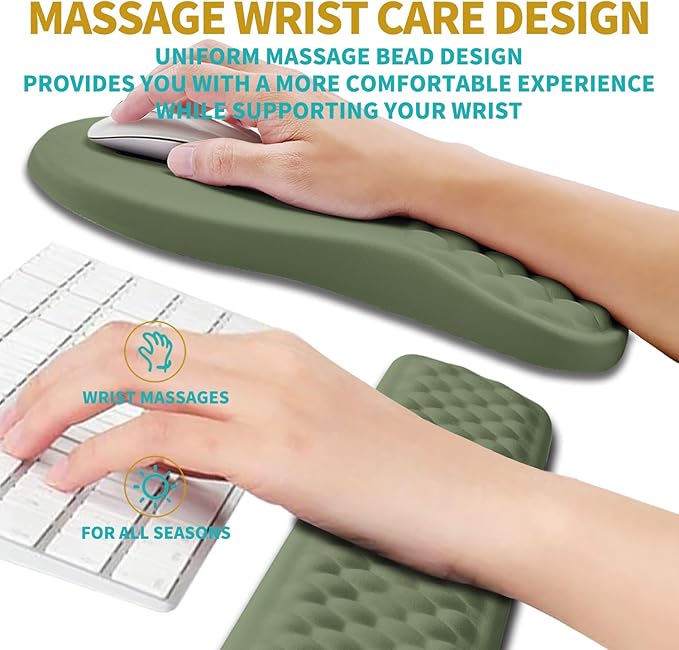 Hokafenle 2 in 1 Ergonomic Mouse Pad Wrist Support & Wrist Rest - Image 4