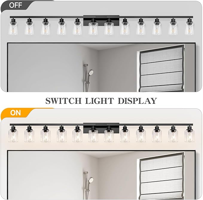 DIKAIDA 12 Light Bathroom Light Fixtures, Living Room - Image 7