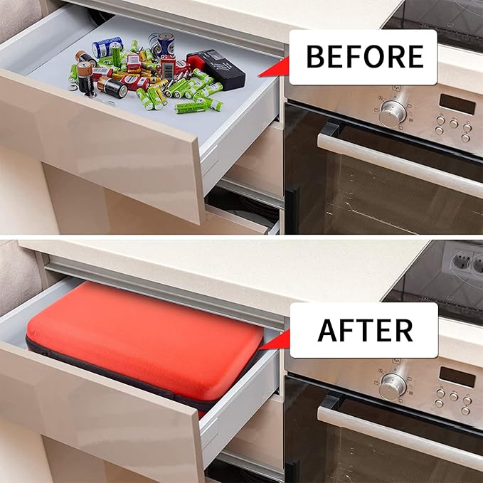 Battery Organizer Case, 150+ Batteries Storage Holder Container - Image 6