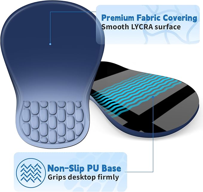 YIWEI Ergonomic Mouse Pad with Wrist Rest - Image 5