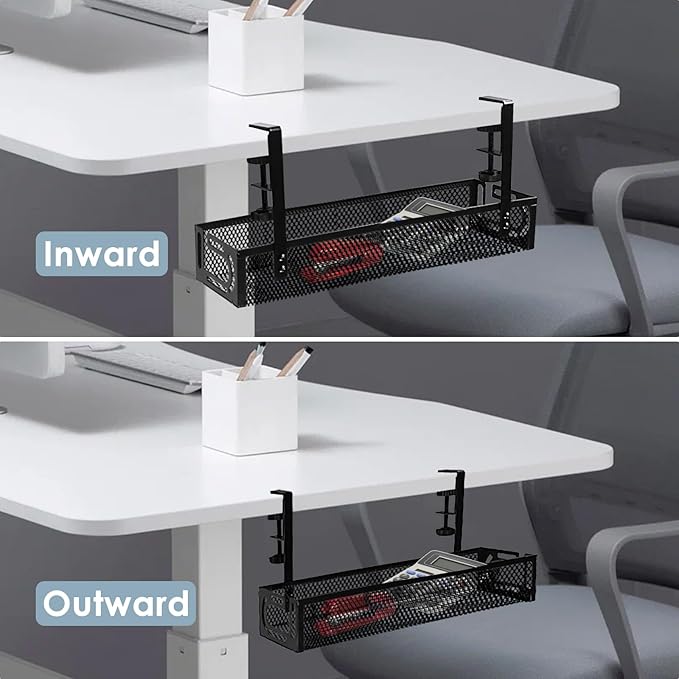 Under Desk Cable Management Tray, Cable Management Under Desk No Drill - Image 7