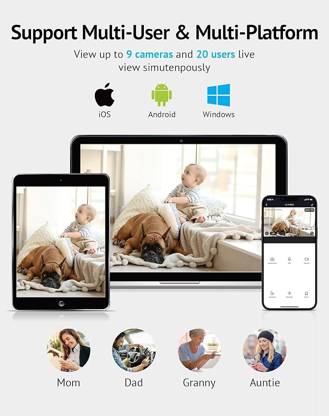 LaView Indoor Security Camera, 1080P Home Security Camera - Image 9