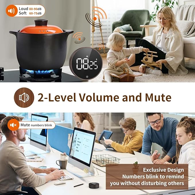 VOCOO Digital Kitchen Timer - Image 4