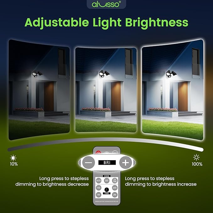 ALUSSO LED Security Lights Motion Sensor, 25W 2000LM Flood Lights Outdoor - Image 5