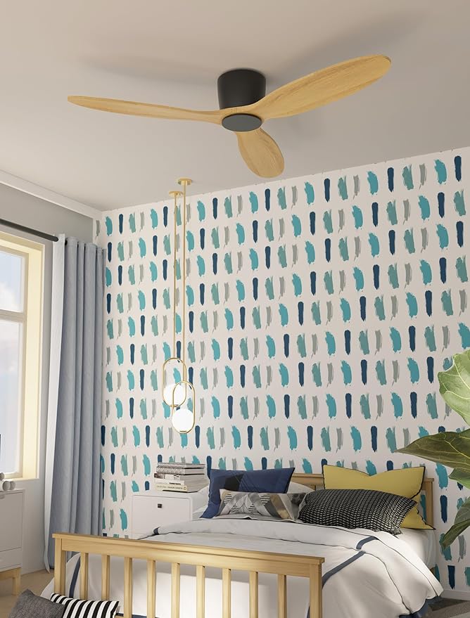 OUATER Flush Mount Ceiling Fan no light - Image 7