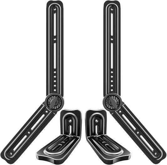 HCMOUNTING Soundbar Mount Bracket, Sound Bar Mounts Under TV or Above TV Fits by HCMOUNTING