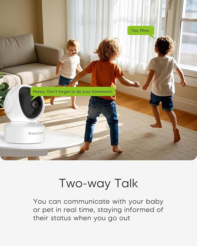 VSTARCAM 5G Indoor Camera Wireless, 2.5K QHD - Image 4