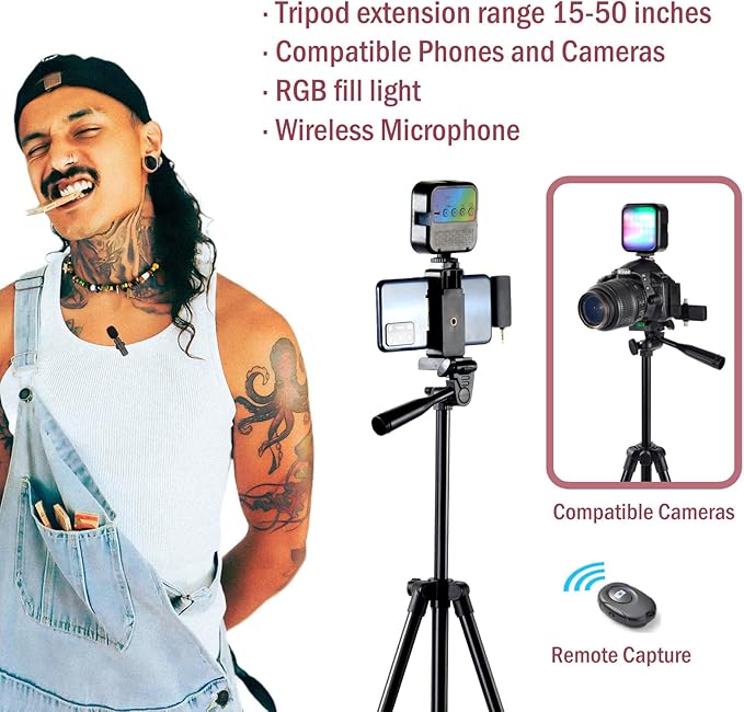 Vlogging Kit for iPhone, YouTube Starter Kit, Youtuber Kit Beginner Content - Image 2