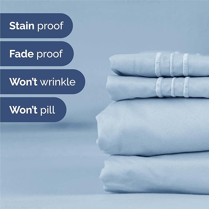 Split King Size 5 Piece Sheet Set - Image 5
