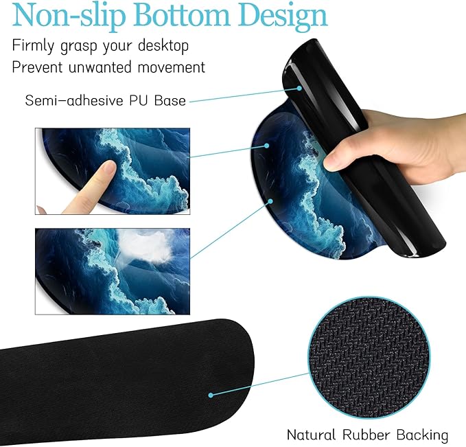 LIMKRIAN Galaxy Mouse Pad Set Large Desk Matt - Image 5
