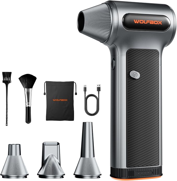 WOLFBOX MF200 Compressed Air Duster by WOLFBOX