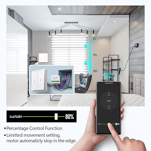 DieseRC WiFi Smart Roller Shutter Controller Module, Tuya APP WiFi Control - Image 6