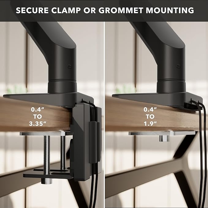 Mount-It! Proflex Series Heavy-Duty Monitor Desk Mount, Fits 17–49” Ultrawide - Image 8