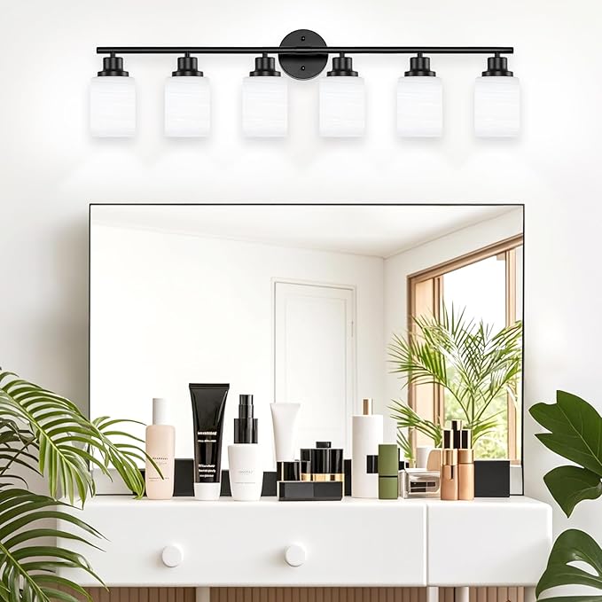 Guliaofo 6-Light Bathroom Light Fixtures, Vanity Lights - Image 7