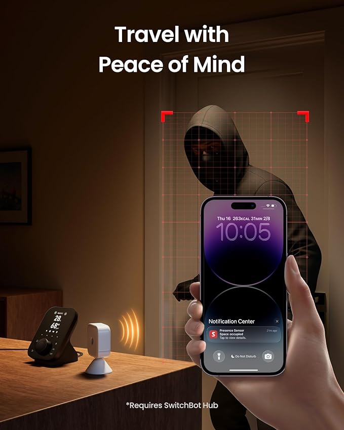 SwitchBot Smart mmWave Radar Motion Sensor, Compatible - Image 8