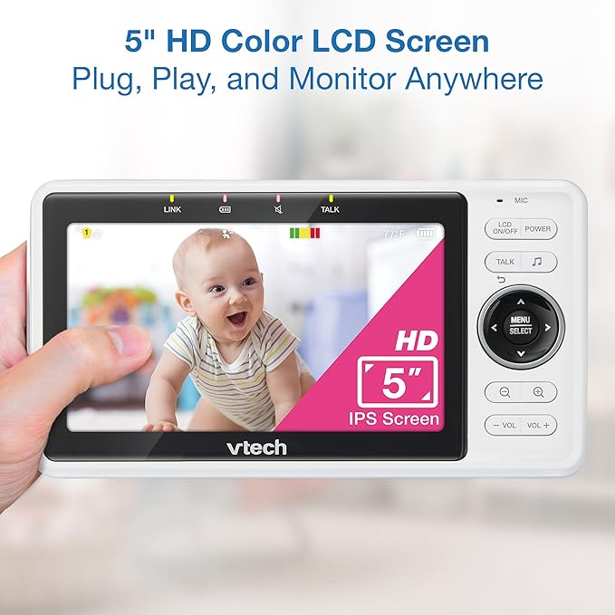 VTech 2-Cameras Smart WiFi Baby Monitor - Image 5