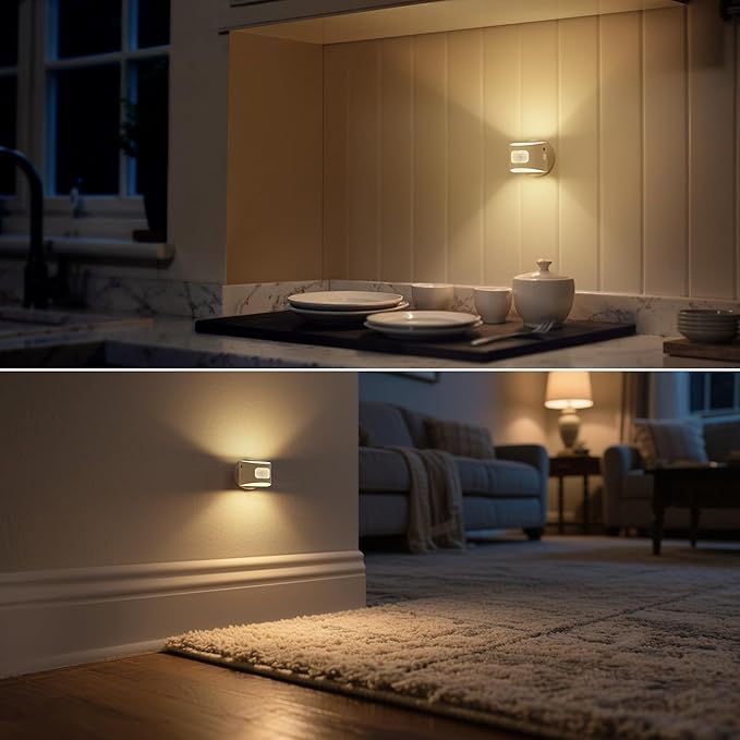 DORESshop Motion Sensor Night Light Indoor, Rechargeable Night Lights, Magnetic - Image 7