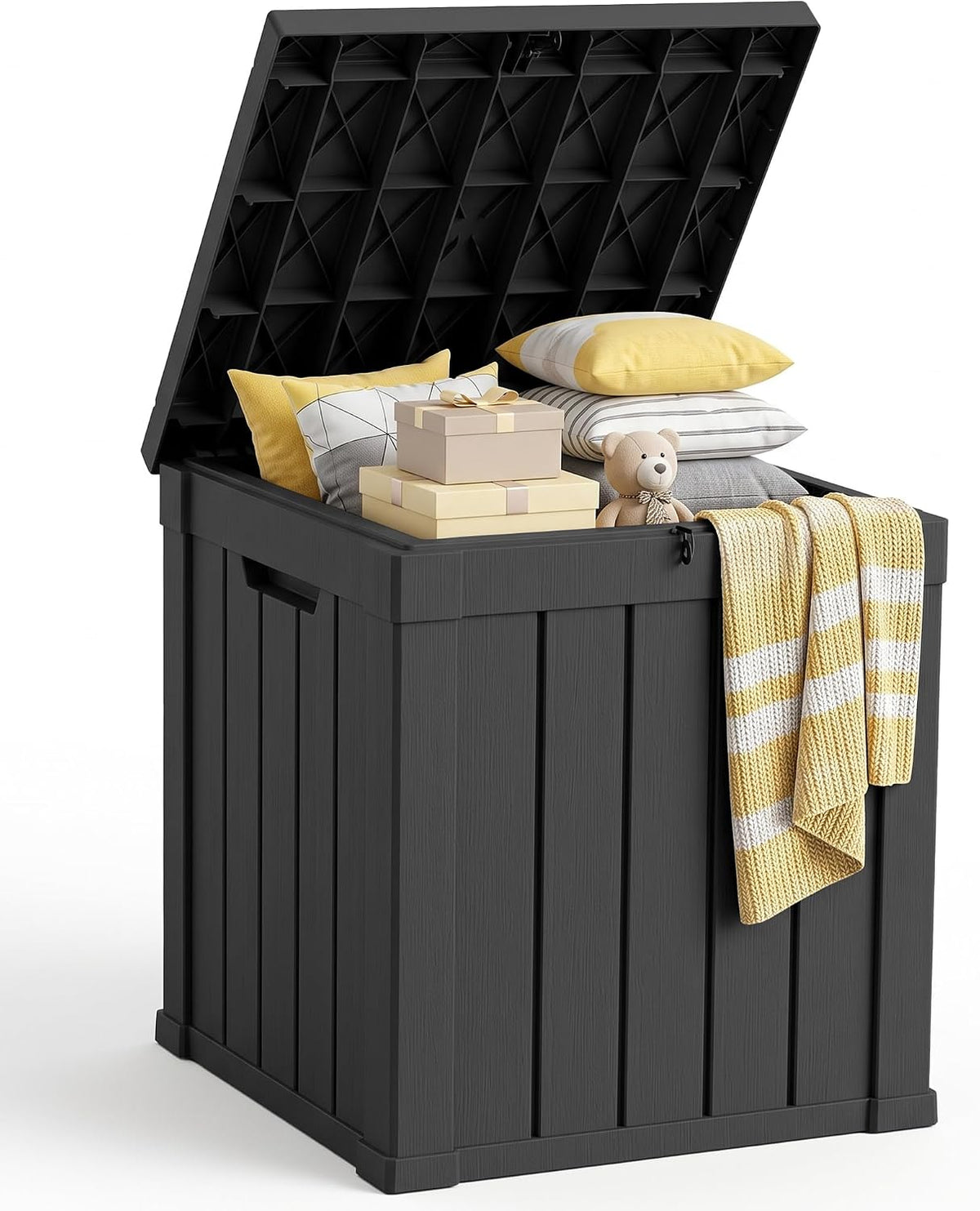 outdoor storage box, 70 gallon waterproof package delivery, main product view