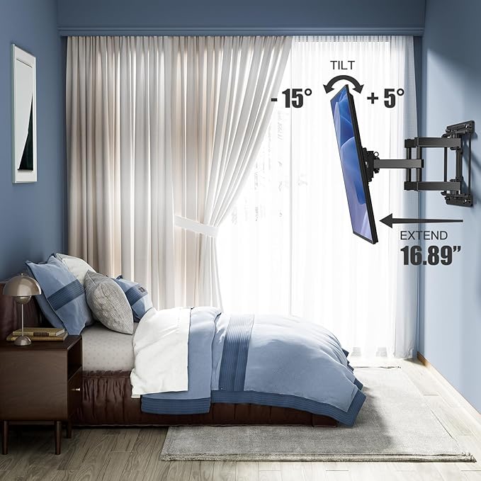 PERLESMITH TV Wall Mount Full Motion - Image 5