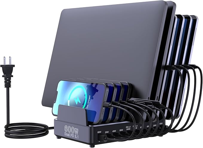 Aftertop 600W USB C Charging Station by USBCChargerCarCharger