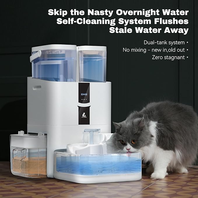 DailyFresh Cat Water Fountain 10L/338 oz Self Refilling, Pet Drinking Fountains - Image 4