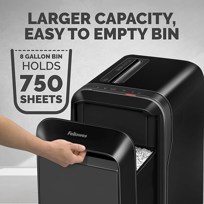 Fellowes Mfg Co. 5015401 Powershred LX220 20 Manual Sheet Capacity Micro-Cut - Image 7
