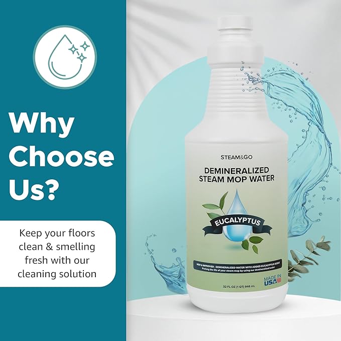 Steam & Go Demineralized Water Cleaning Solution - Image 3