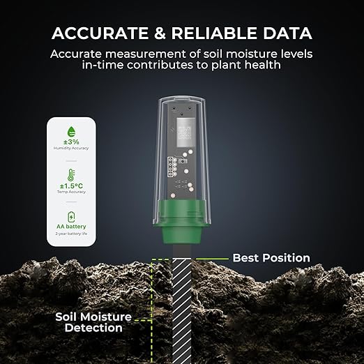 THIRDREALITY Smart Soil Moisture Sensor 2Pack, Zigbee hub Needed, Capacitive - Image 3