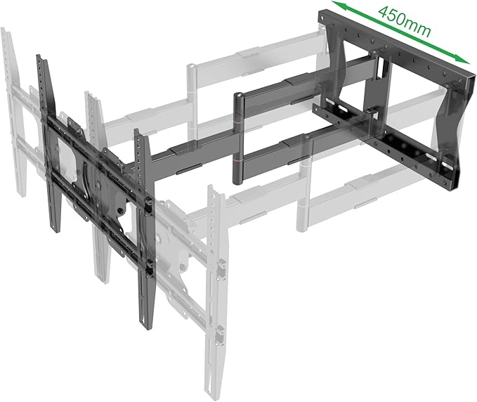 Physix 2080 Long Arm TV Wall Mount - Image 9