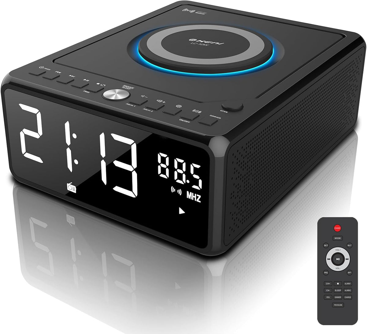 Gelielim CD Player Alarm Clock Radio, CD Players