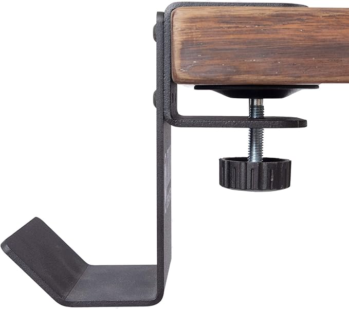 Stand Up Desk Store Clamp-On Under Desk Headphone Hanger, Backpack Hook - Image 3
